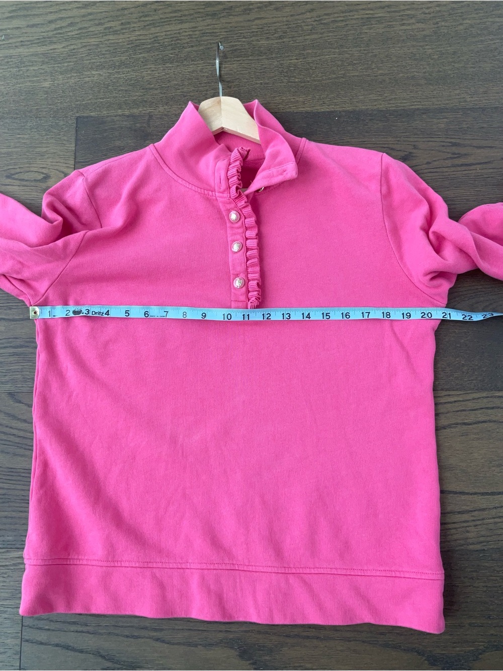 Talbots Ruffle Placket Mockneck Pullover - Picture 8 of 8